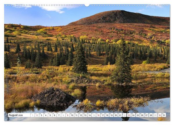 Produktbild: Alaska - Lockruf der Wildnis (hochwertiger Premium Wandkalender 2026 DIN A2 quer), Kunstdruck in Hochglanz