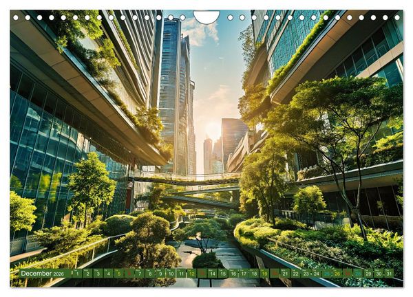 Produktbild: Nature Feeling - Urban Jungle (Wall Calendar 2026 DIN A4 landscape), CALVENDO 12 Month Wall Calendar