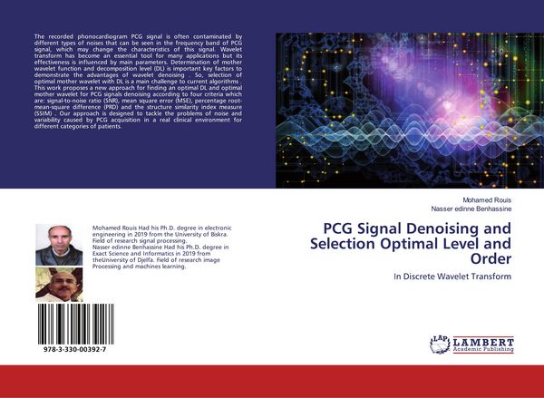 Produktbild: PCG Signal Denoising and Selection Optimal Level and Order