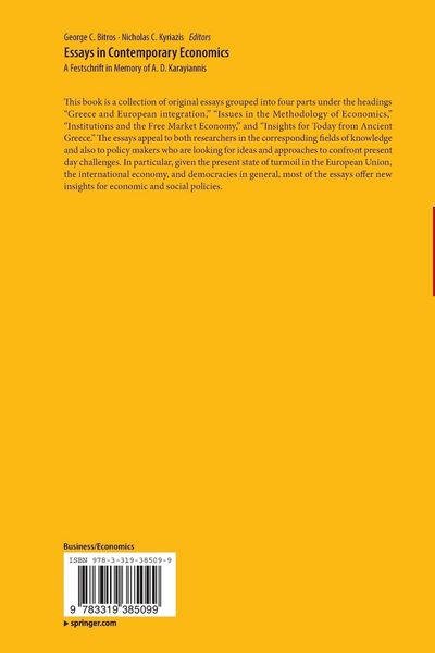 Produktbild: Essays in Contemporary Economics
