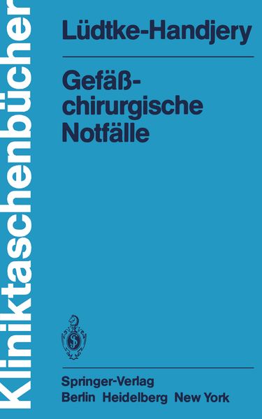 Produktbild: Gef&auml;&szlig;chirurgische Notf&auml;lle