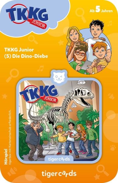 Tiger Media - Tigercards - TKKG Junior - Die Dino-Diebe