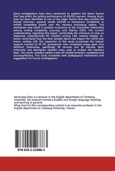 Produktbild: Effect of Time on Writing: Complexity, Accuracy, and Fluency