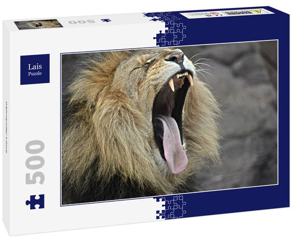 Lais Puzzle Gähnender Löwe 500 Teile