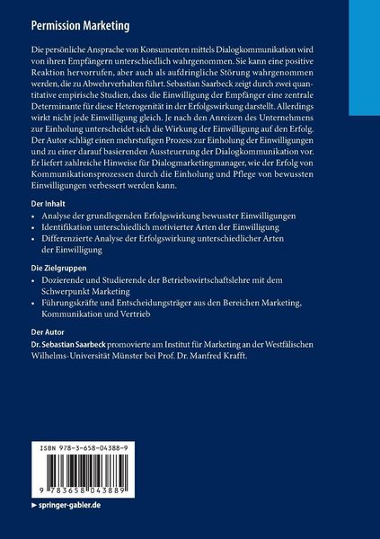 Produktbild: Permission Marketing