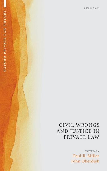 Produktbild: Civil Wrongs and Justice in Private Law