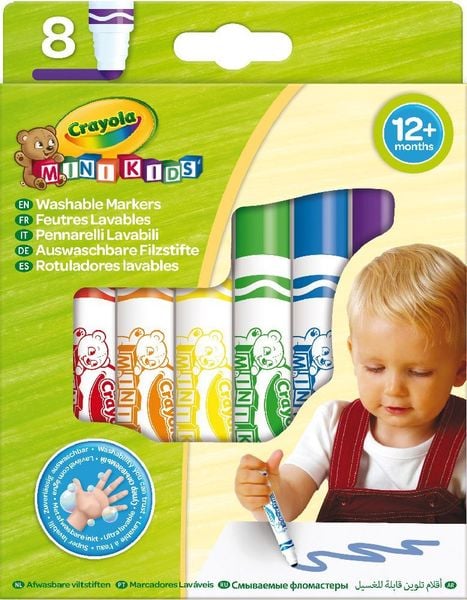 Crayola Mini Kids 8 Erste Filzstifte