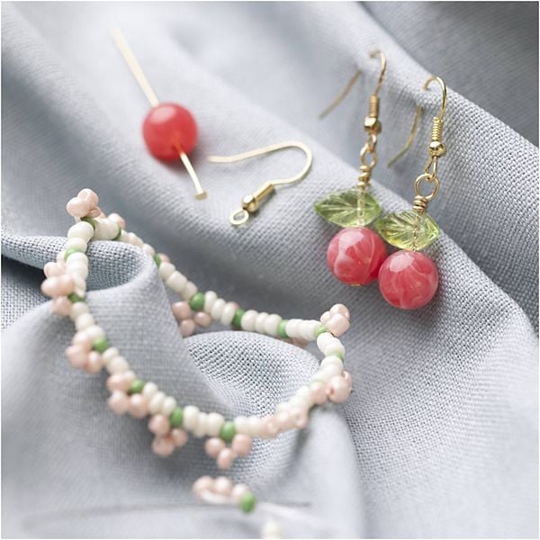 Produktbild: Creativ Company DIY Sets Beads Starter Kreativ Set Schmuck Leuchtende Farben, Kreativ Box