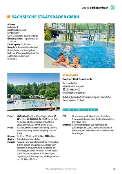 Produktbild: Stellplatzf&uuml;hrer Sch&ouml;nste Thermen