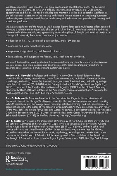 Produktbild: Workforce Readiness and the Future of Work