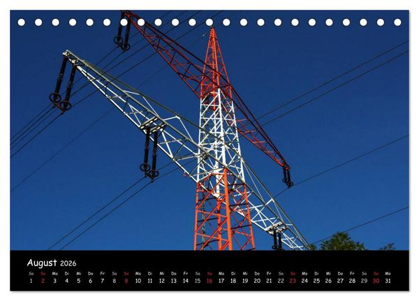 Produktbild: Unter Strom (Tischkalender 2026 DIN A5 quer), CALVENDO Monatskalender