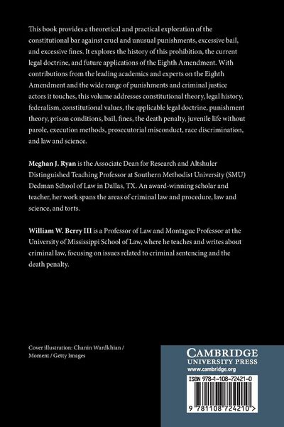 Produktbild: The Eighth Amendment and Its Future in a New Age of Punishment