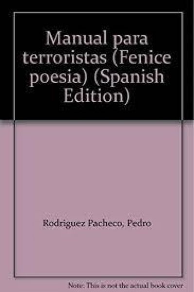 Produktbild: Manual para terroristas