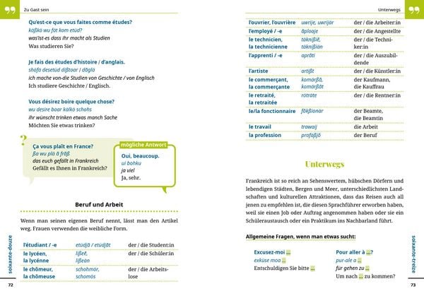 Produktbild: Reise Know-How Sprachf&uuml;hrer Franz&ouml;sisch - Wort f&uuml;r Wort