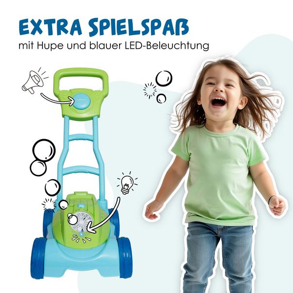 Produktbild: alldoro - Seifenblasen-Rasenm&auml;her f&uuml;r Kinder