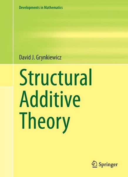 Produktbild: Structural Additive Theory