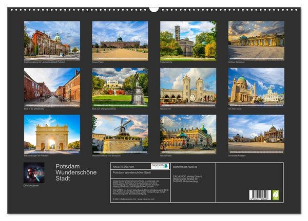 Produktbild: Potsdam Wundersch&ouml;ne Stadt (Wandkalender 2026 DIN A2 quer), CALVENDO Monatskalender