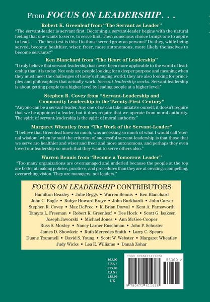 Produktbild: Focus on Leadership: Servant-Leadership for the 21st Century
