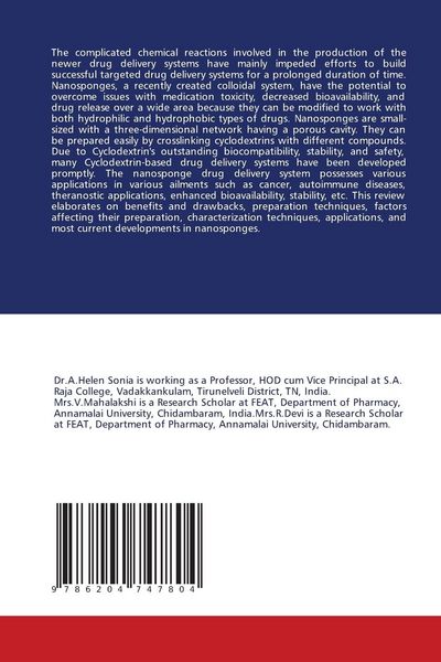 Produktbild: Hand book of Nanosponges