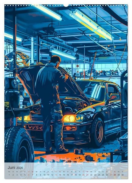 Produktbild: KFZ-Mechatroniker - Mein Traumberuf (Wandkalender 2026 DIN A2 hoch), CALVENDO Monatskalender