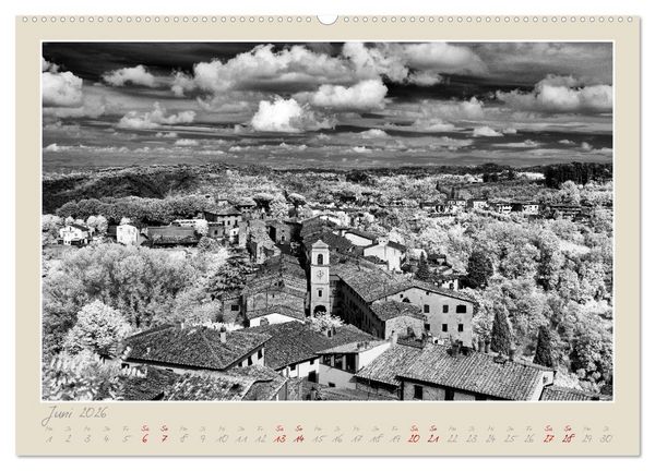 Produktbild: Toskana - Pisa und seine Umgebung (hochwertiger Premium Wandkalender 2026 DIN A2 quer), Kunstdruck in Hochglanz