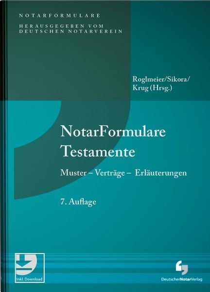 Produktbild: NotarFormulare Testamente