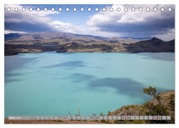 Produktbild: Chile - S&uuml;damerikas Geheimtipp im Farbrausch (Tischkalender 2026 DIN A5 quer), CALVENDO Monatskalender