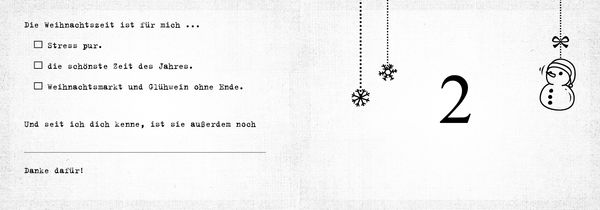 Produktbild: Was ich an dir mag &ndash; Adventskalender