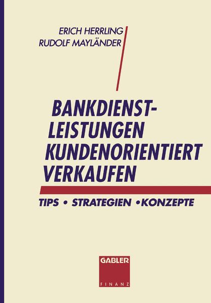 Produktbild: Bankdienstleistungen kundenorientiert verkaufen