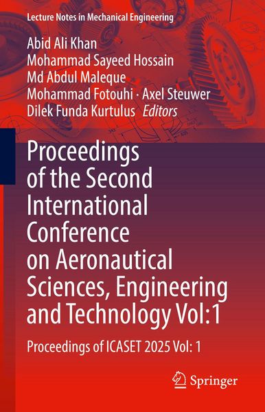 Produktbild: Proceedings of the Second International Conference on Aeronautical Sciences, Engineering and Technology Vol:1