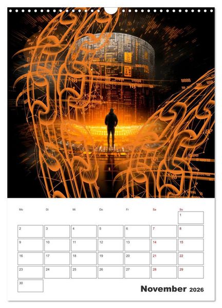 Produktbild: KRYPTO Cooler Terminplaner (Wandkalender 2026 DIN A3 hoch), CALVENDO Monatskalender