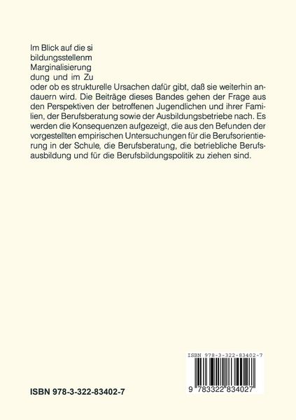 Produktbild: Ausl&auml;ndische Jugendliche in der Berufsausbildung