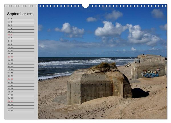 Produktbild: D&auml;nemark - Umgebung von Hvide Sande (Wandkalender 2026 DIN A3 quer), CALVENDO Monatskalender