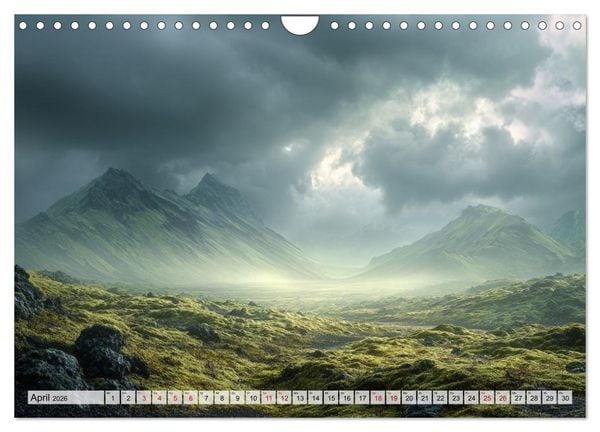 Produktbild: Die Sprache der Gipfel (Wandkalender 2026 DIN A4 quer), CALVENDO Monatskalender