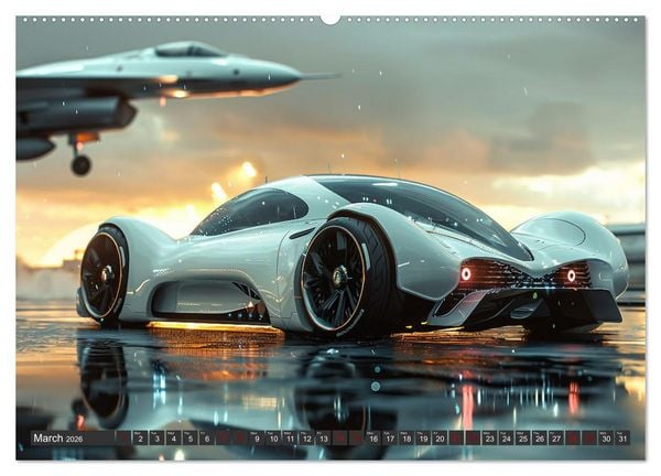 Produktbild: Fast, noble, elegant (High Quality Premium Wall Calendar 2026 DIN A2 landscape),CALVENDO 12 Month Wall Calendar