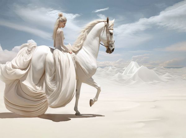 Produktbild: CALVENDO Puzzle Surrealismus trifft Pferdefans | 2000 Teile Lege-Gr&ouml;&szlig;e 90x67cm Foto-Puzzle f&uuml;r gl&uuml;ckliche Stunden