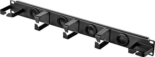Produktbild: Renkforce RF-3525042 19 Zoll Netzwerkschrank-Kabelf&uuml;hrung 1 HE Schwarz