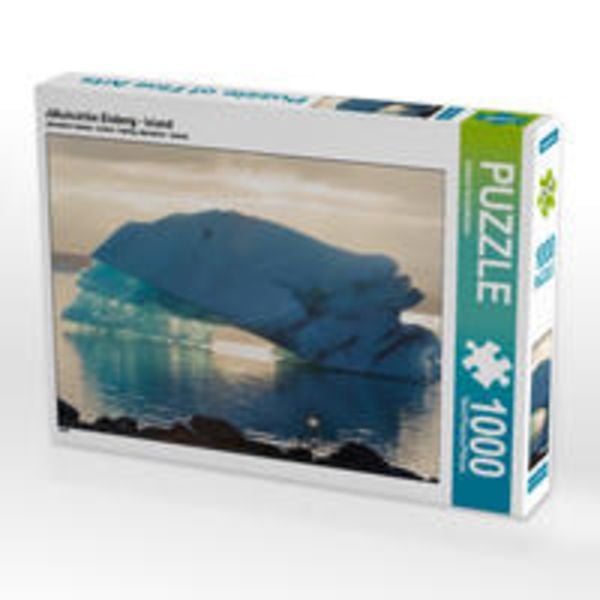 CALVENDO Puzzle Jökulsárlón Eisberg - Island 1000 Teile Lege-Größe 64 x 48 cm Foto-Puzzle Bild von Johann Schörkhuber