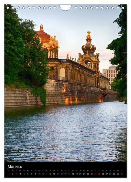 Produktbild: Die wundersch&ouml;ne Stadt Dresden (Wandkalender 2026 DIN A4 hoch), CALVENDO Monatskalender