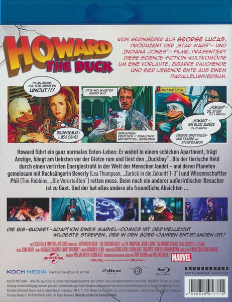 Produktbild: Howard - Ein tierischer Held - Uncut [SE]