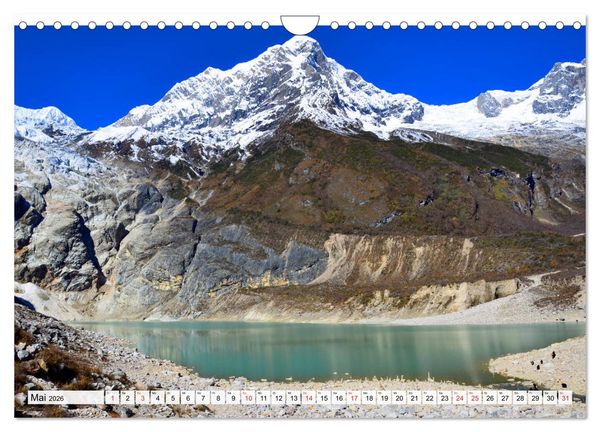 Produktbild: NEPAL, die Umrundung des Manaslu (Wandkalender 2026 DIN A4 quer), CALVENDO Monatskalender