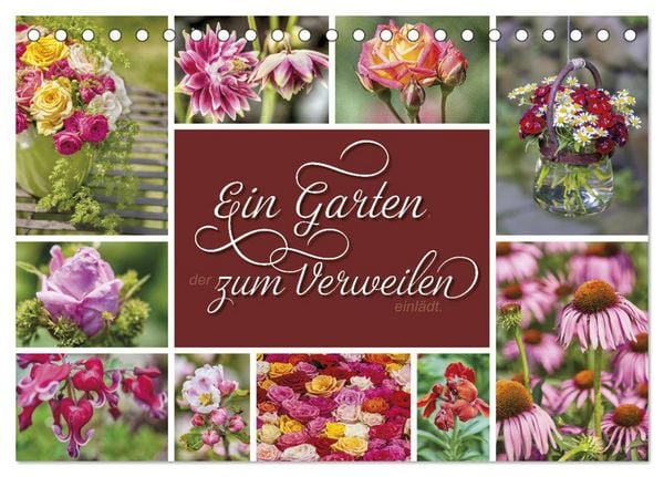 Produktbild: Ein Garten, der zum Verweilen einl&auml;dt (Tischkalender 2026 DIN A5 quer), CALVENDO Monatskalender