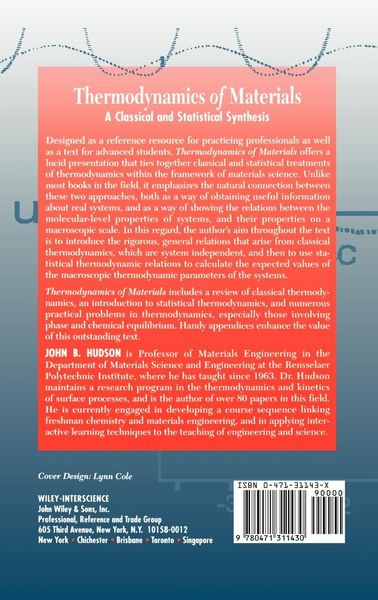 Produktbild: Thermodynamics of Materials