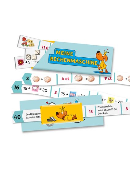 Produktbild: Meine &Uuml;bungsstreifen Rechnen lernen &ndash; 1. Klasse: Zahlen bis 20