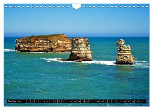 Produktbild: Australien - Die Great Ocean Road (Wandkalender 2026 DIN A4 quer), CALVENDO Monatskalender
