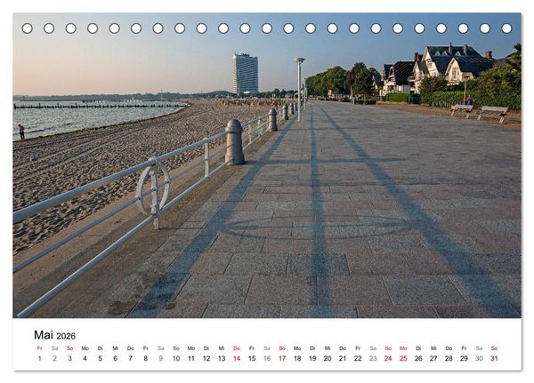 Produktbild: Ostseeheilbad Travem&uuml;nde - L&uuml;becks sch&ouml;nste Tochter (Tischkalender 2026 DIN A5 quer), CALVENDO Monatskalender