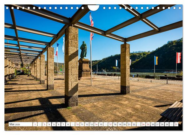 Produktbild: Kaub - Romantische Stadt am Rhein (Wandkalender 2026 DIN A4 quer), CALVENDO Monatskalender