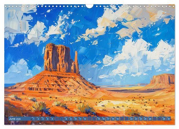Produktbild: Patriotic Art Collection (Wall Calendar 2026 DIN A3 landscape), CALVENDO 12 Month Wall Calendar