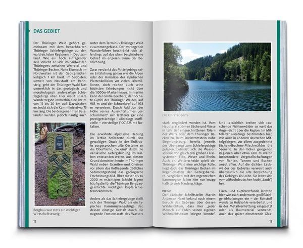 Produktbild: KOMPASS Wanderf&uuml;hrer Th&uuml;ringer Wald mit Rennsteigtouren, 55 Touren mit Extra-Tourenkarte