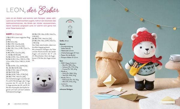 Produktbild: O du fr&ouml;hliche! Die gro&szlig;e Amigurumi-Christmas-Sammlung